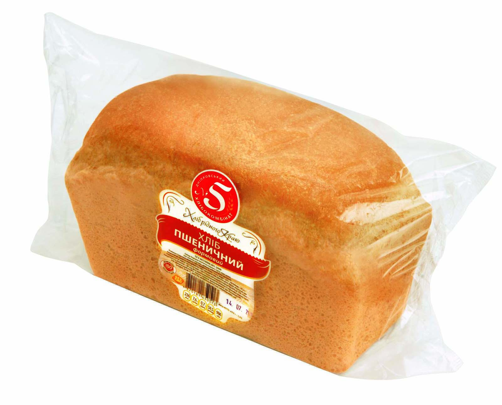 Хліб “Пшеничний” формовий в упаковці