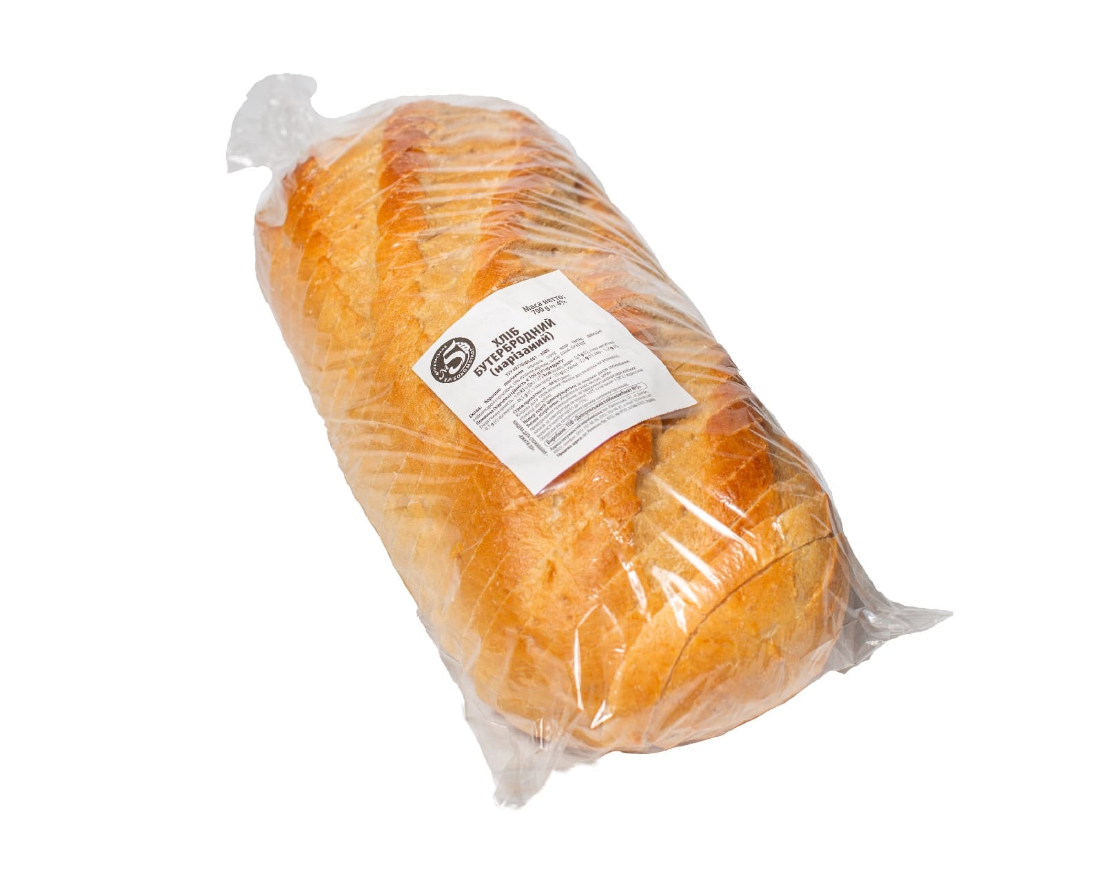 Хліб «Бутербродний» (нарізаний) в упаковці